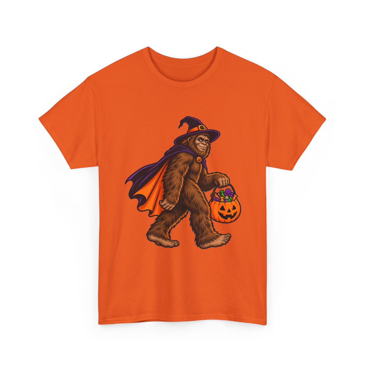 Bigfoot Witch Halloween T-Shirt