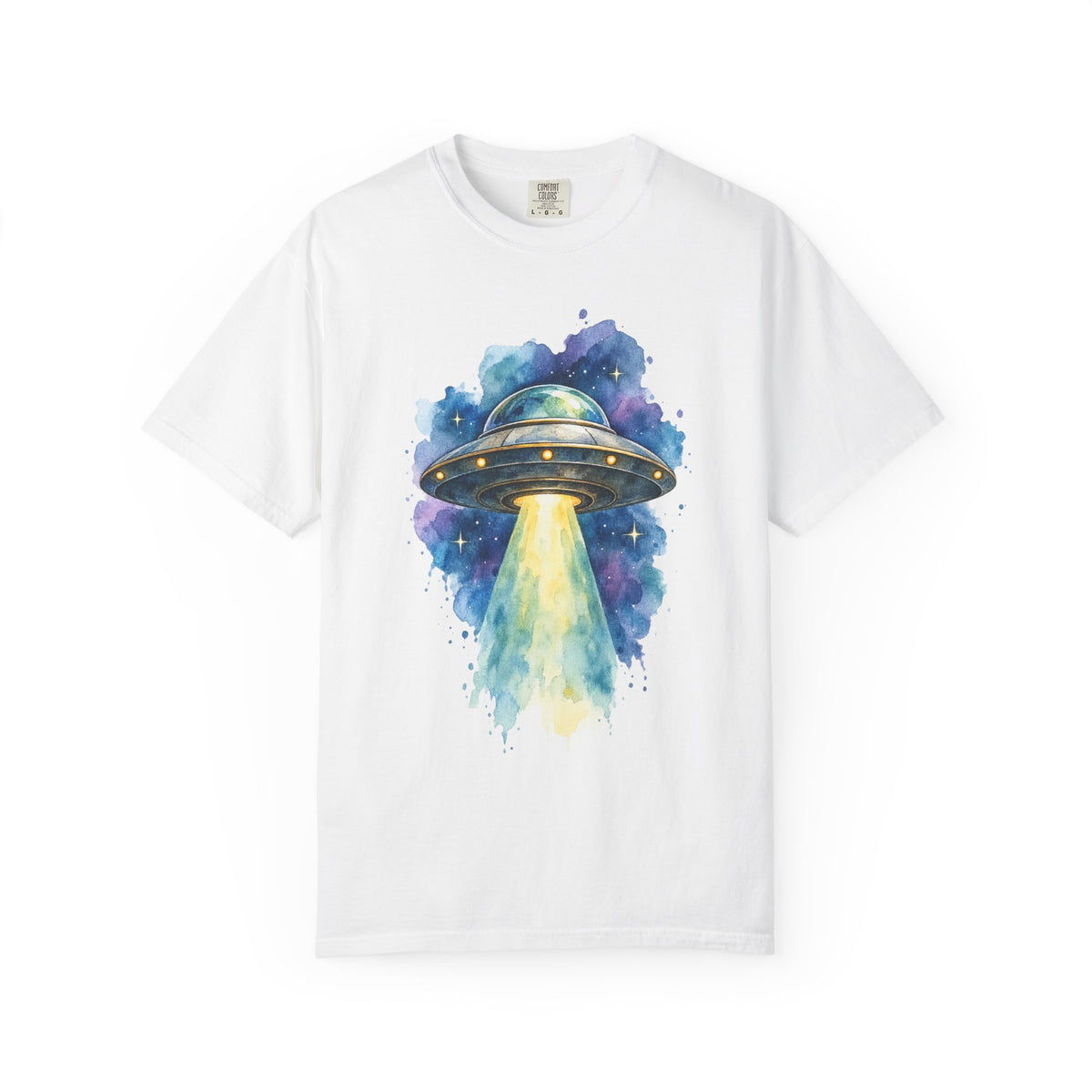 UFO Watercolor T-Shirt
