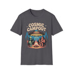 Cosmic Campout T-Shirt — Alien & Sasquatch Campfire Graphic Tee