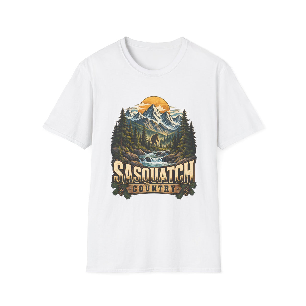 Sasquatch Country Mountain Adventure T-Shirt