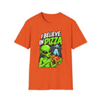 I Believe in Pizza Alien T-Shirt