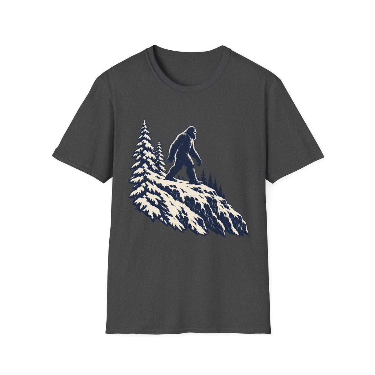 Bigfoot Mountain T-Shirt — Sasquatch Hiking Graphic Tee