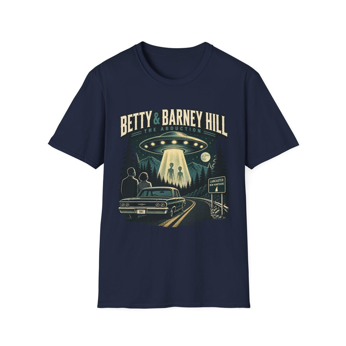 Betty & Barney Hill UFO Alien Abduction T-Shirt