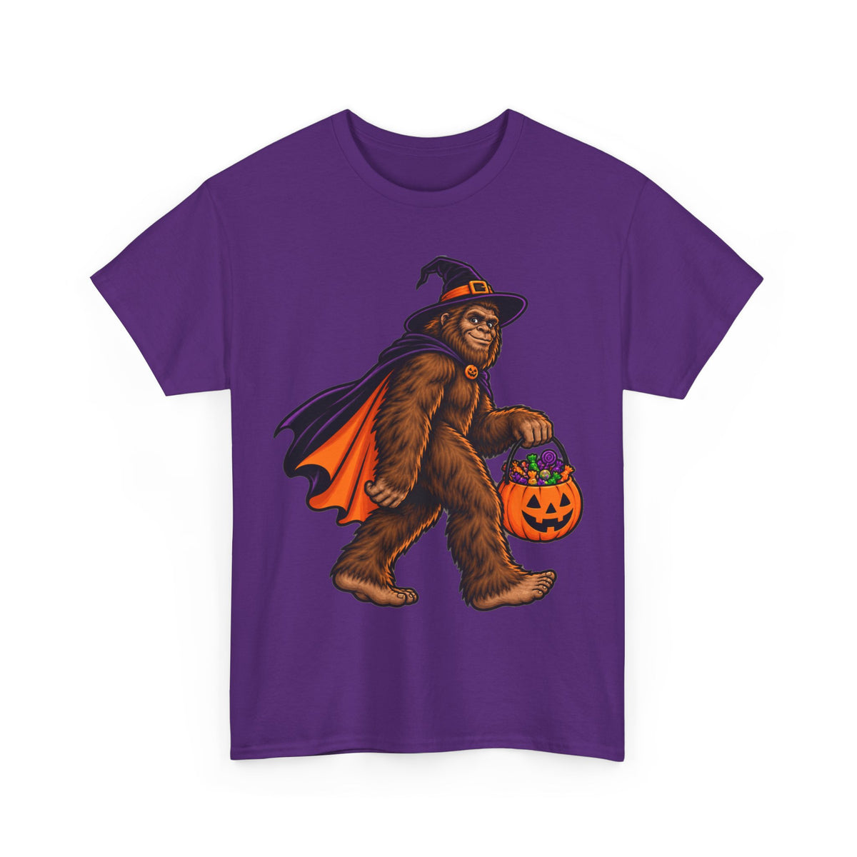 Bigfoot Witch Halloween T-Shirt