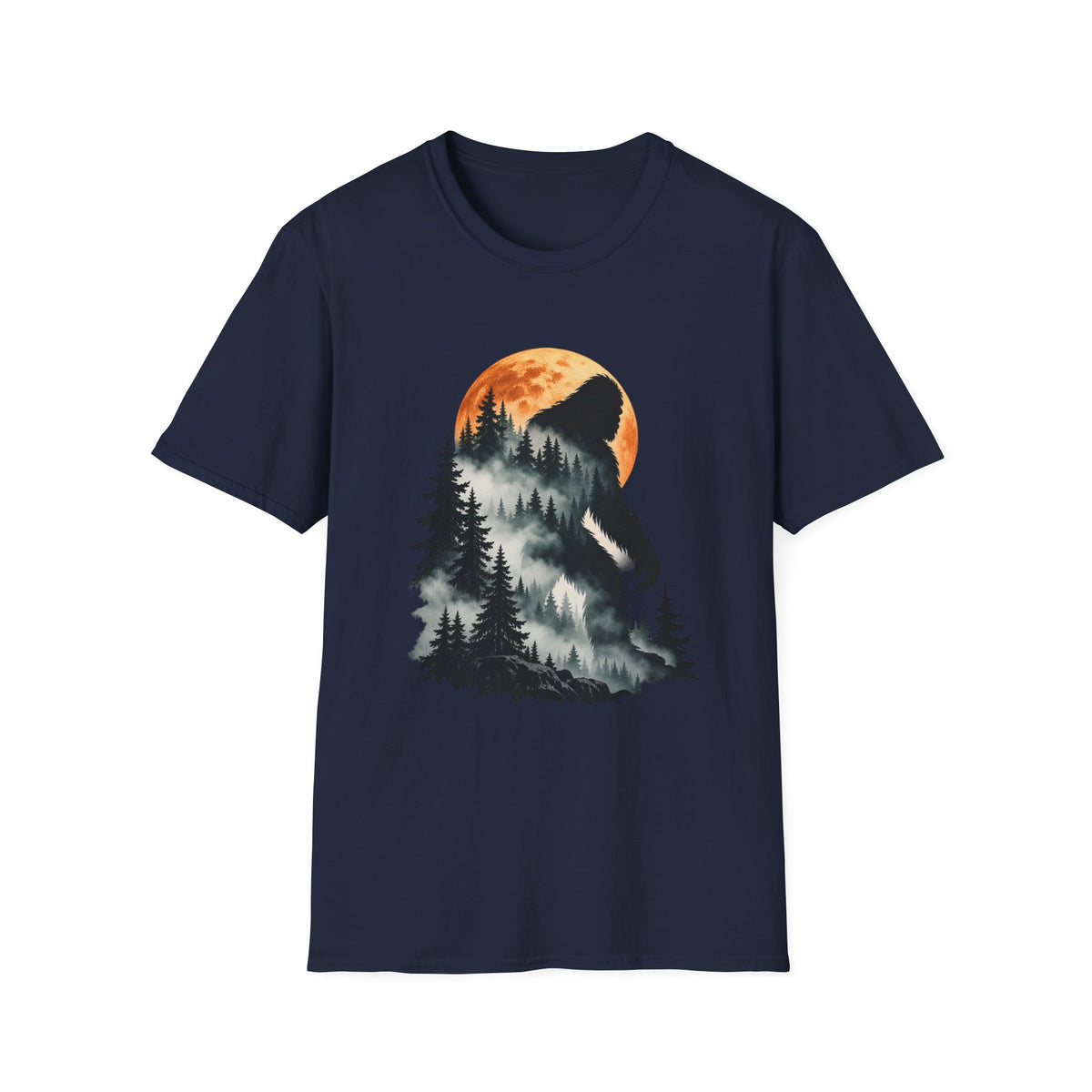 Mountain Bear Sunset Nature Graphic T-Shirt
