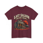 Last Saloon Before Mars T-Shirt | Western Saloon, Space Cowboy Graphic