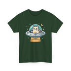 Whimsical Cute Cat UFO Tee