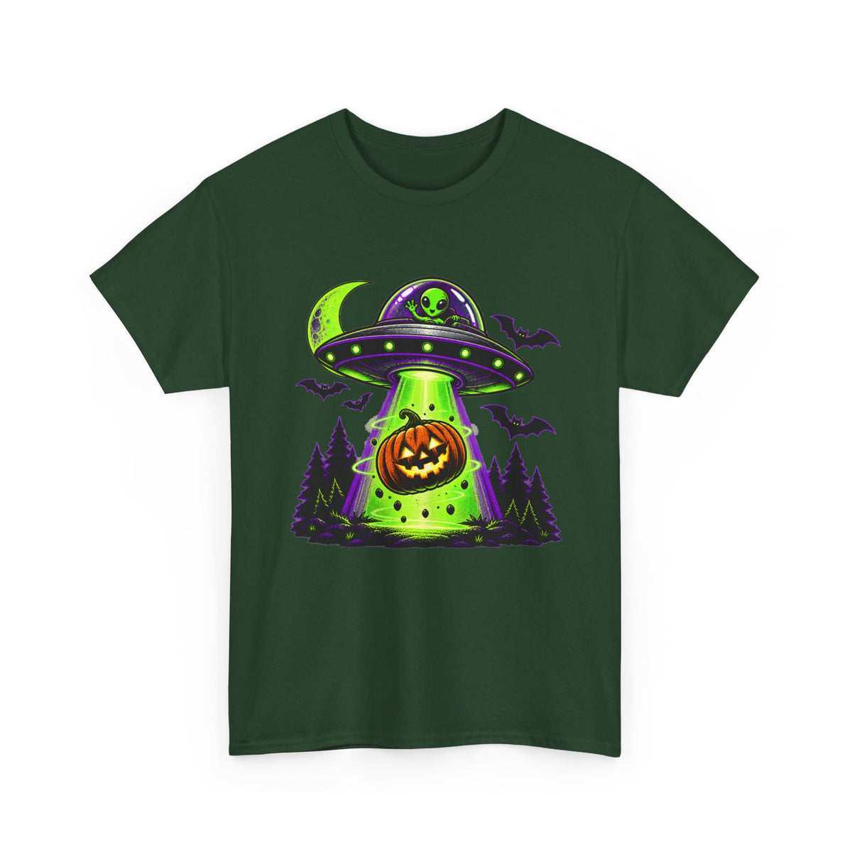 Alien Abduction Pumpkin Tee