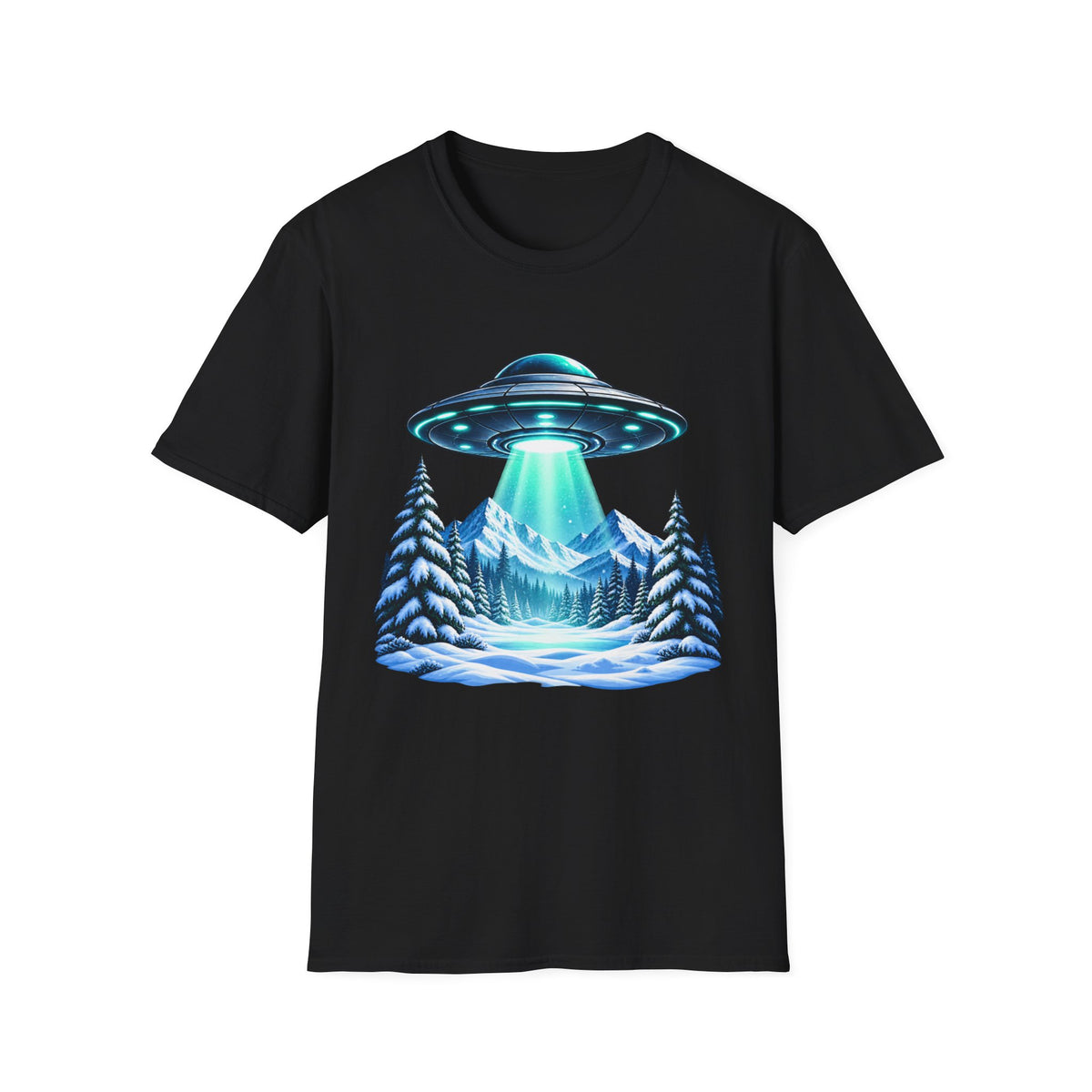 UFO  Winter Forest T-Shirt
