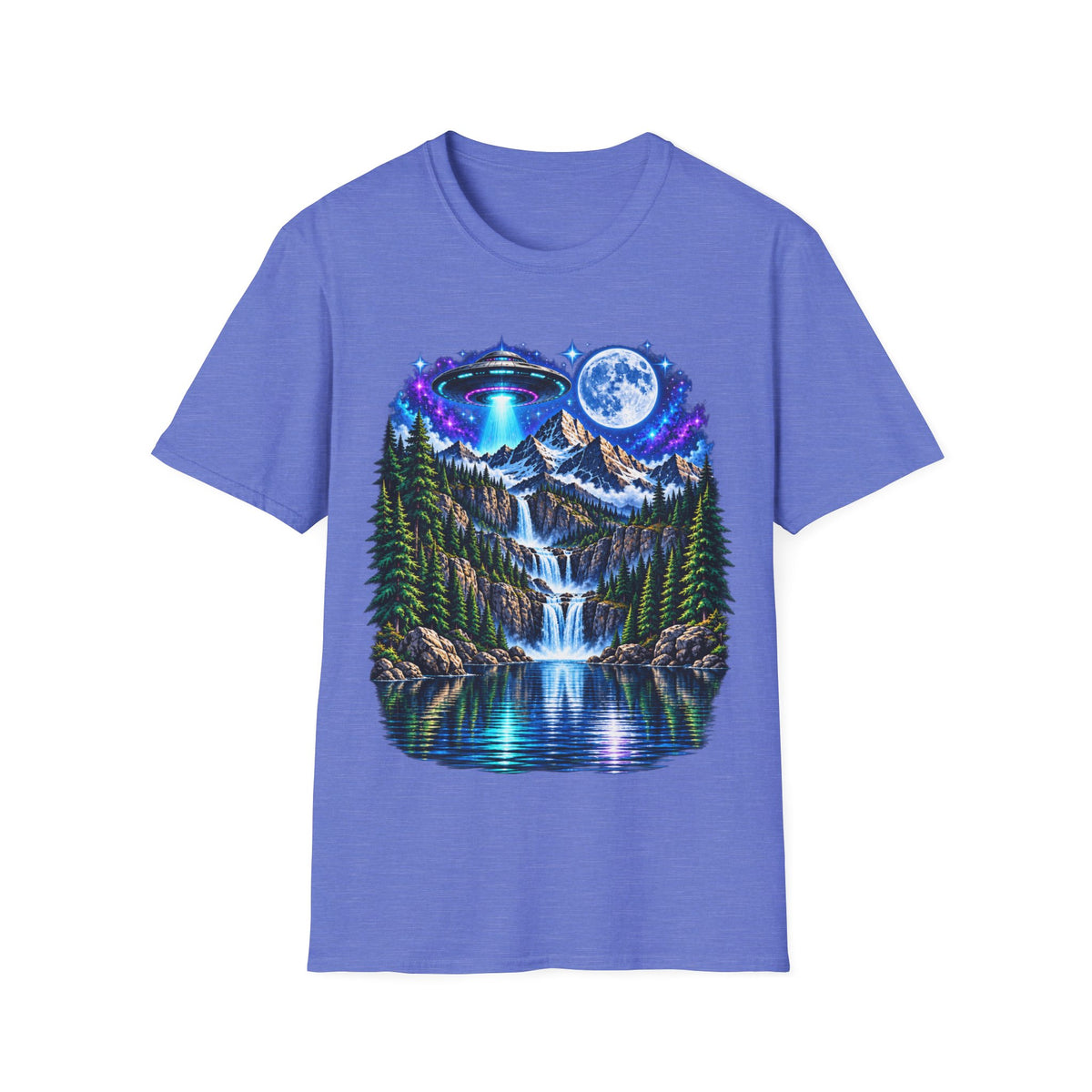 Cosmic Mountain Waterfall T-Shirt