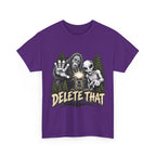 Delete That Graphic Tee | Creepy Alien & Skull Illustration