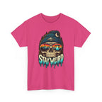 Stay Weird Skull Tee — Retro Sunset Skull Graphic T-Shirt
