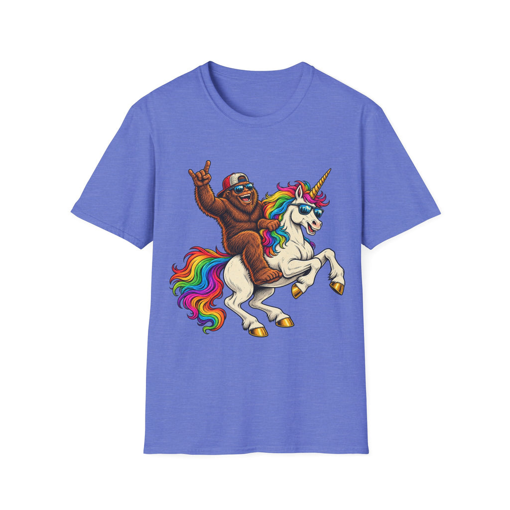 Bigfoot Riding Unicorn T-Shirt
