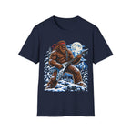 Bigfoot Electric Guitar Forest Moon T-Shirt