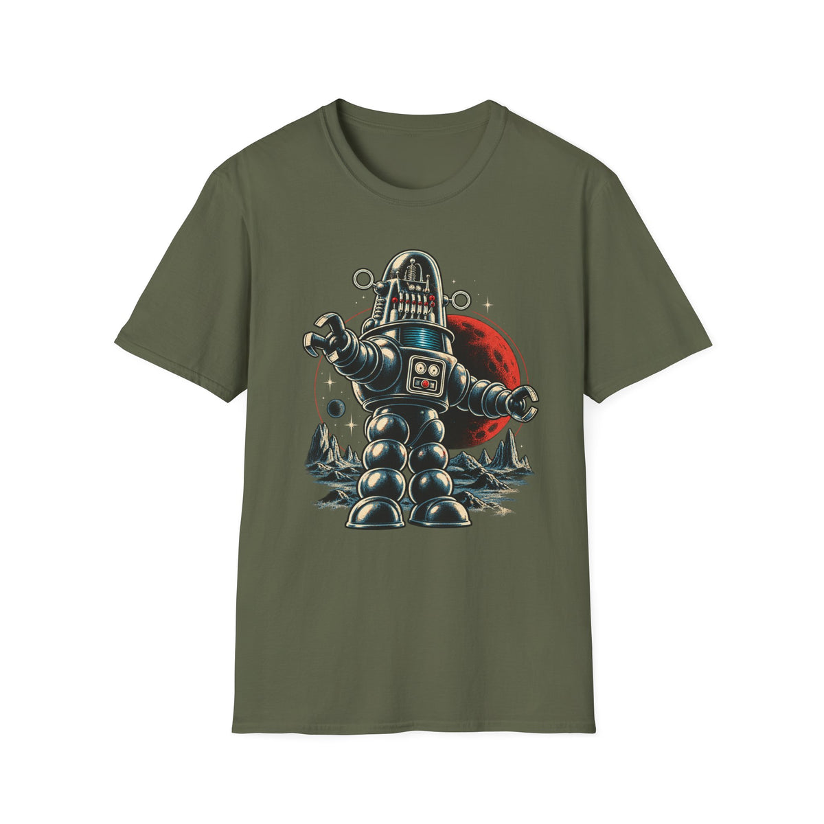 Retro Space Robot T-Shirt