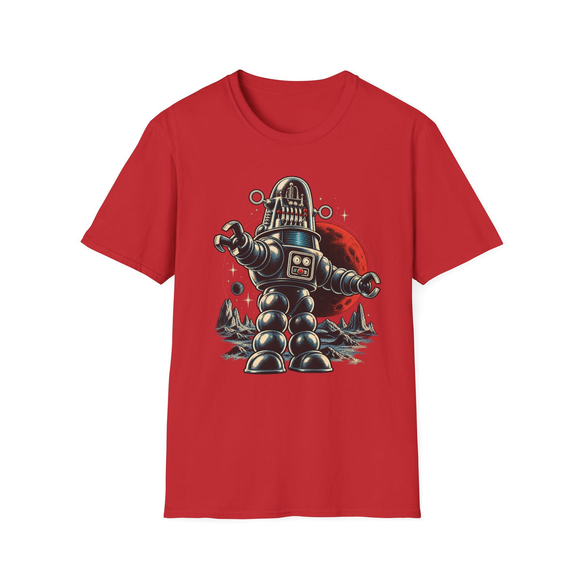 Retro Space Robot T-Shirt