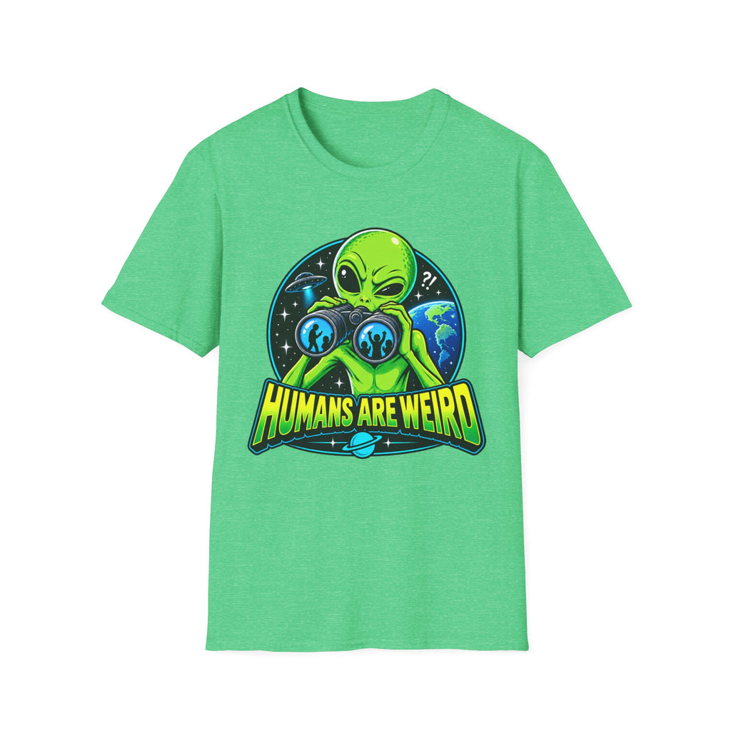 Humans Are Weird Alien Graphic T-Shirt