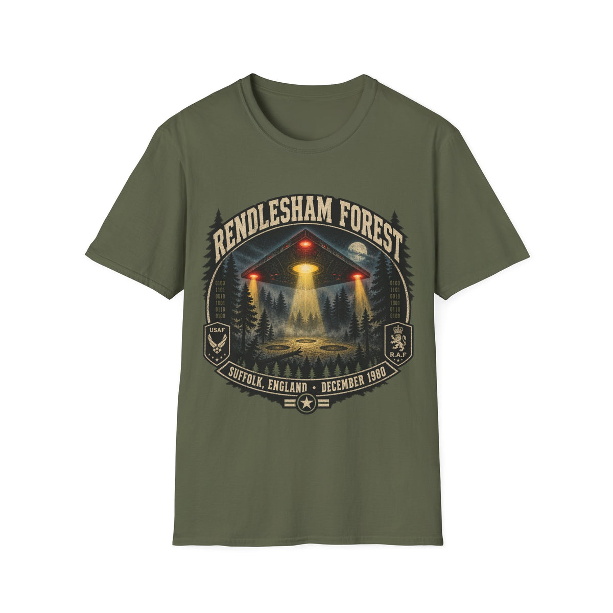 Rendlesham Forest UFO Encounter Graphic T-Shirt
