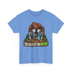 This Case Is Getting Weird Bigfoot & Alien Funny Graphic T-Shirt