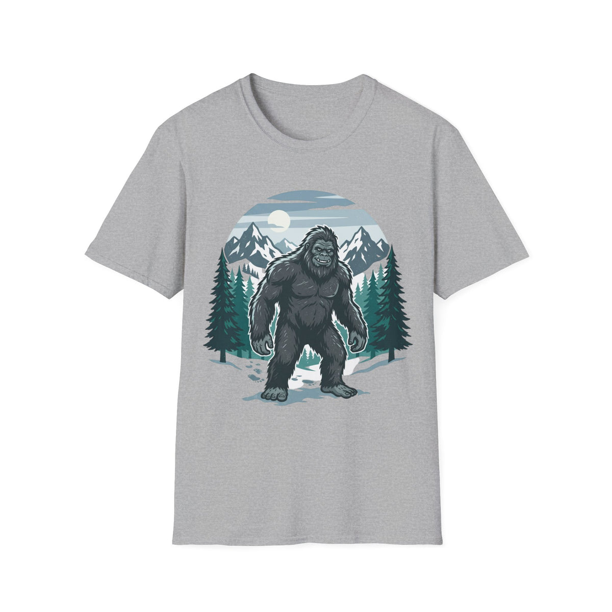 Bigfoot Forest Tee — Sasquatch Mountain Adventure T-Shirt