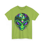 Alien UFO Forest Psychedelic Graphic Tee