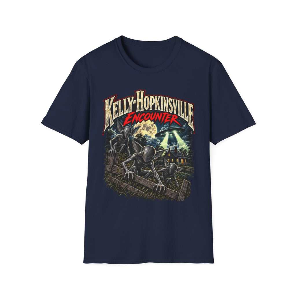 Kelly-Hopkinsville Encounter Alien Mystery Graphic T-Shirt