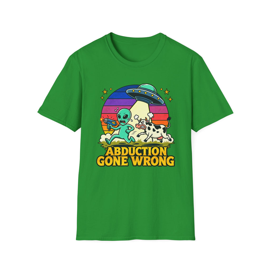 Abduction Gone Wrong Alien UFO Funny T-Shirt
