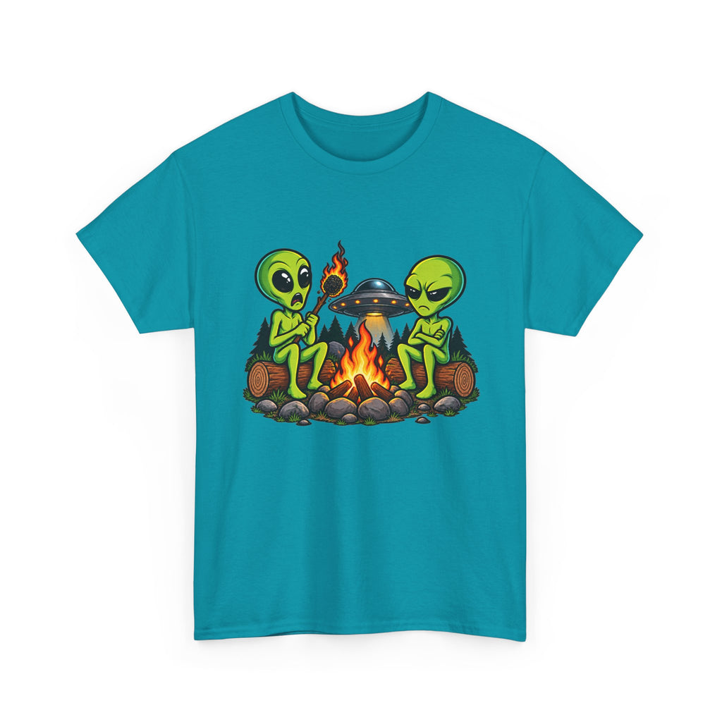 Alien Campfire Graphic T-Shirt