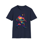 Colorful Sasquatch Bigfoot T-Shirt