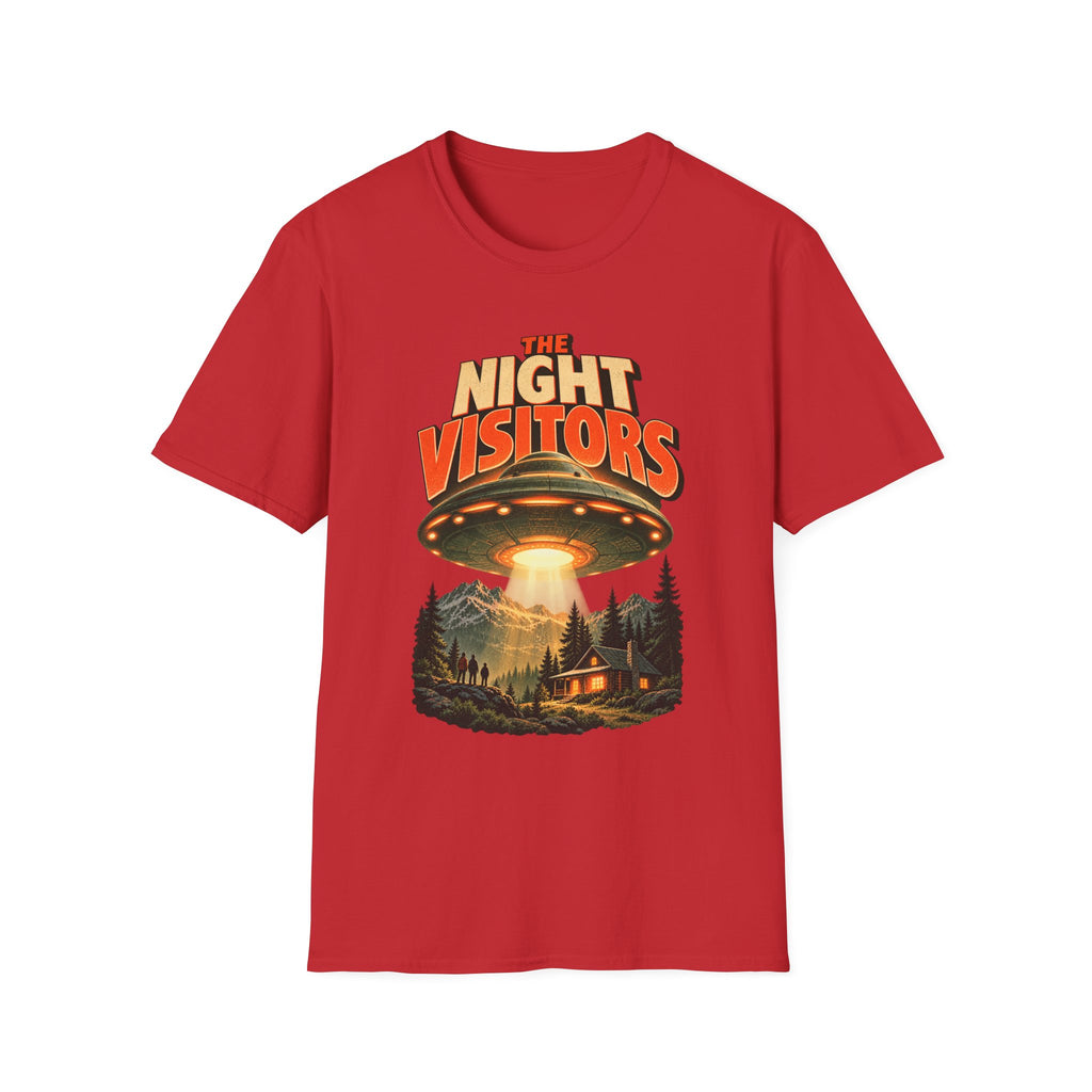 Night Visitors UFO Abduction Camping T-Shirt