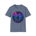 Bigfoot Neon Night Forest T-Shirt