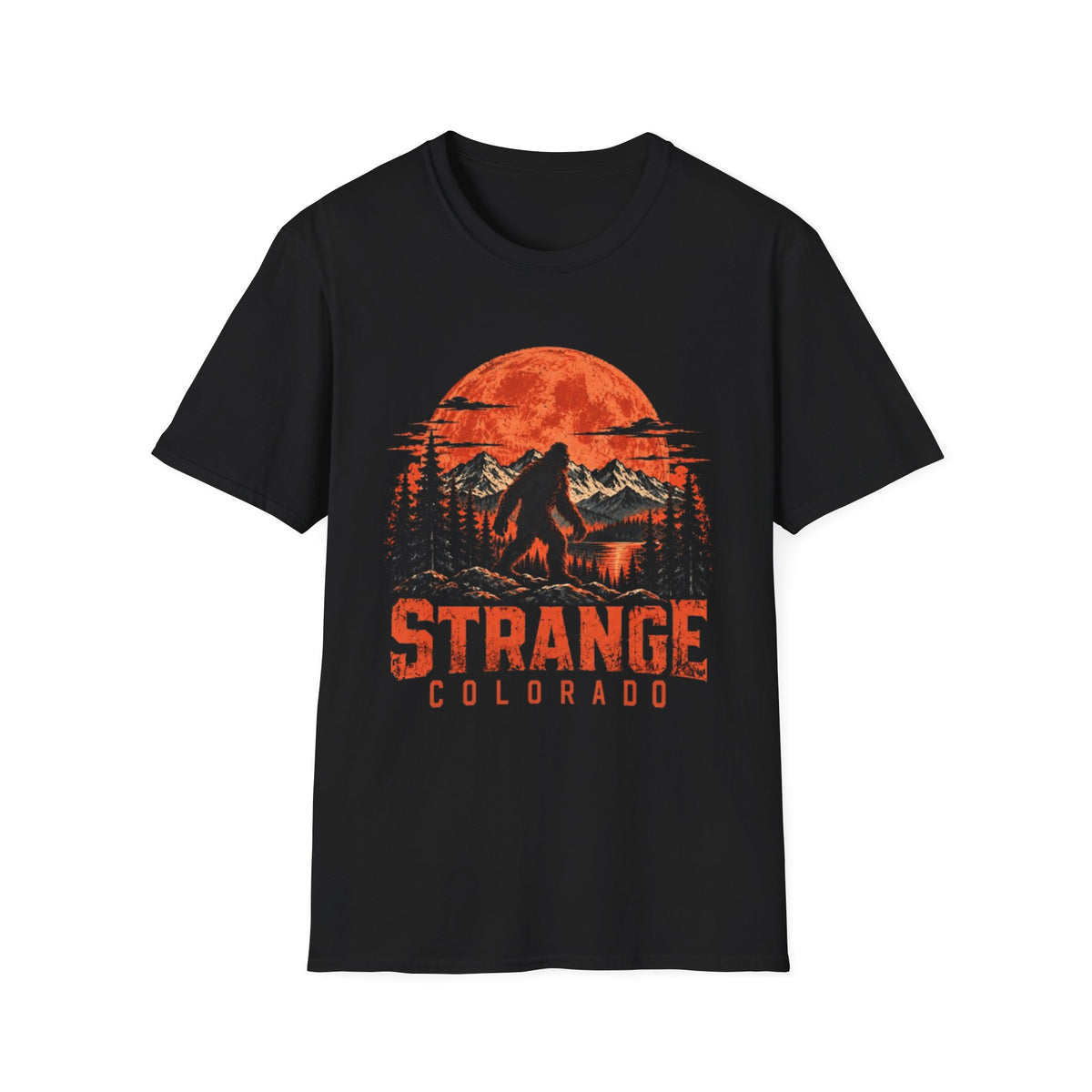 Strange Colorado Mountain Graphic T-Shirt