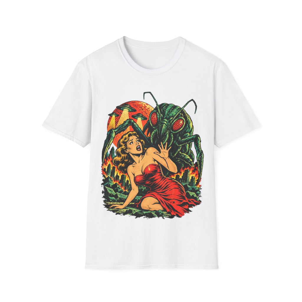 Vintage Sci-Fi Monster Attack T-Shirt
