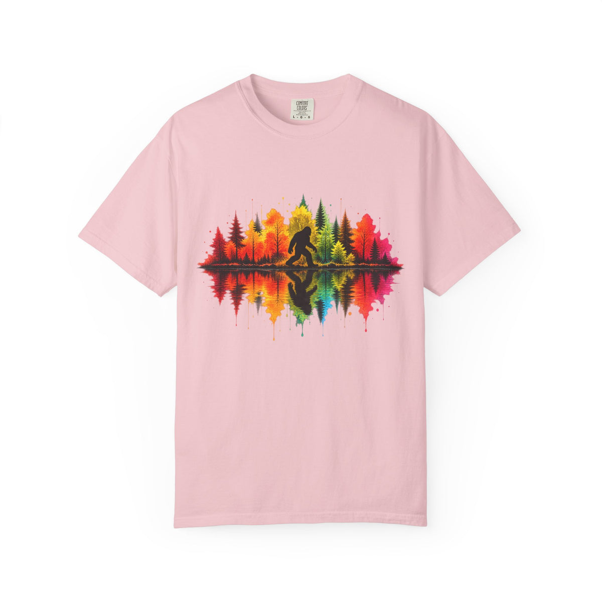 Bigfoot Forest Reflection T-Shirt