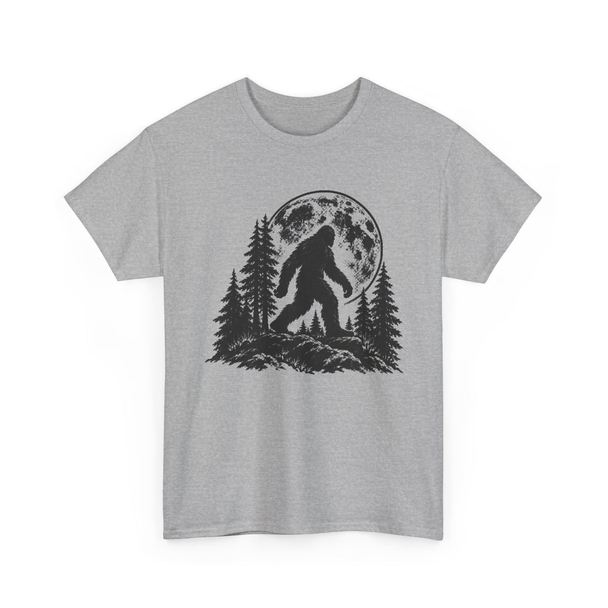 Bigfoot Moonlit Forest T-Shirt