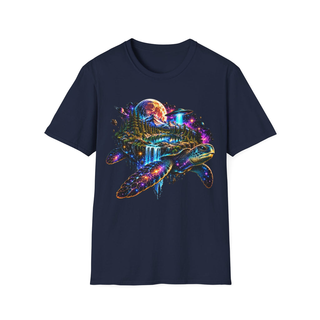 Colorful Cosmic Turtle T-Shirt