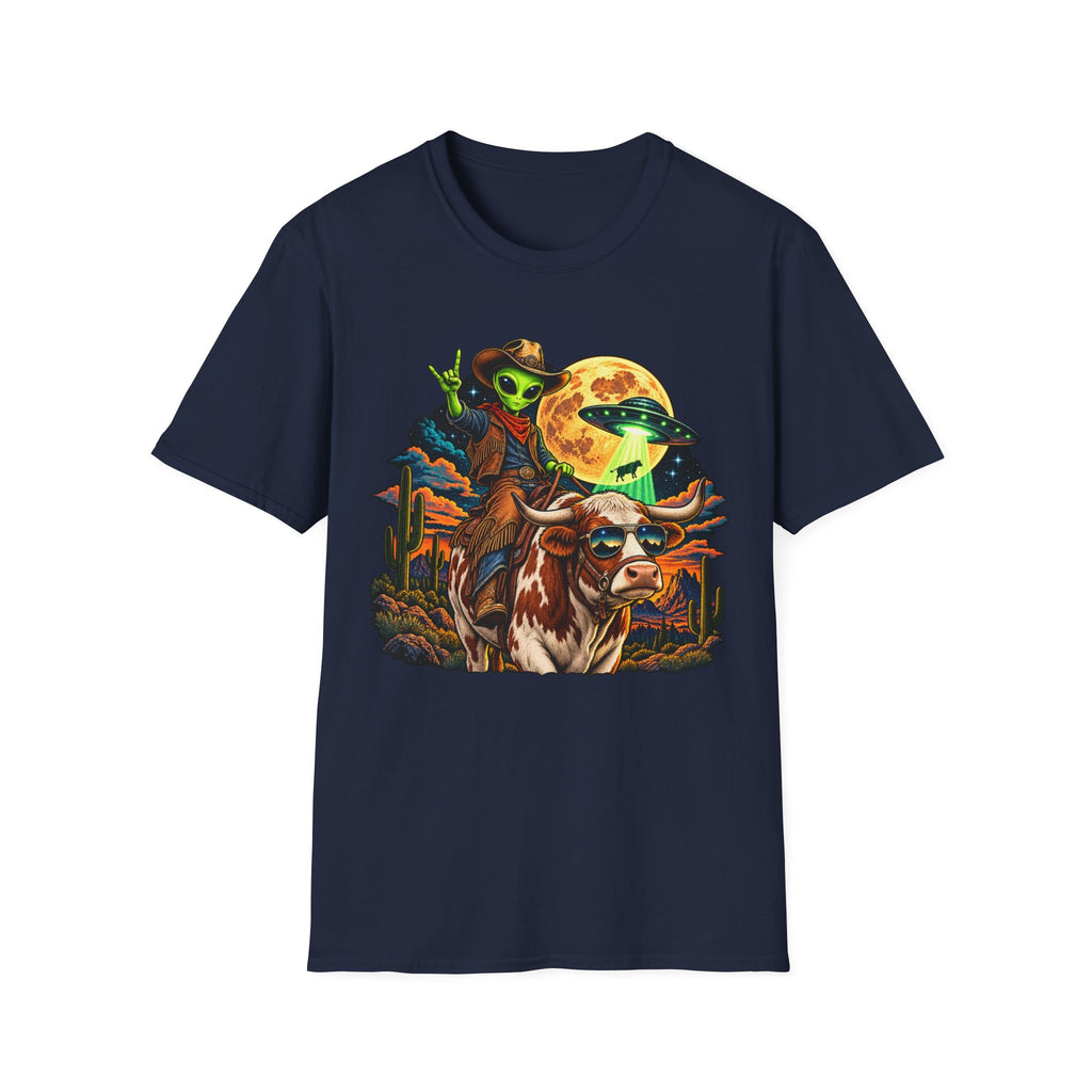 Alien cowboy T-shirt