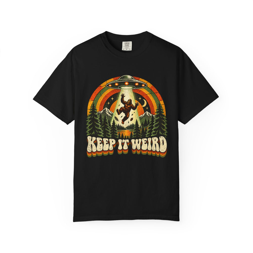 Keep It Weird UFO Bigfoot T-Shirt