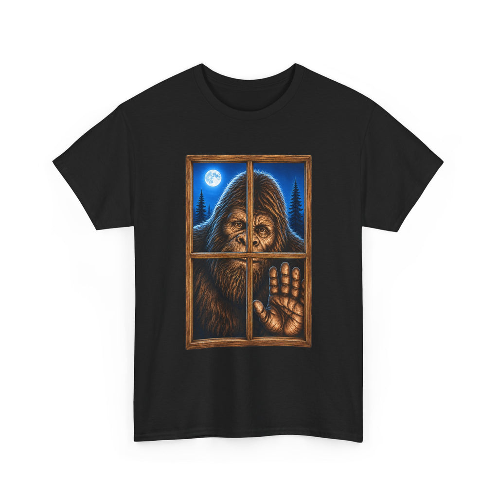 Skull at Window T-Shirt | Spooky Night Halloween Tee