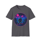 Bigfoot Neon Night Forest T-Shirt