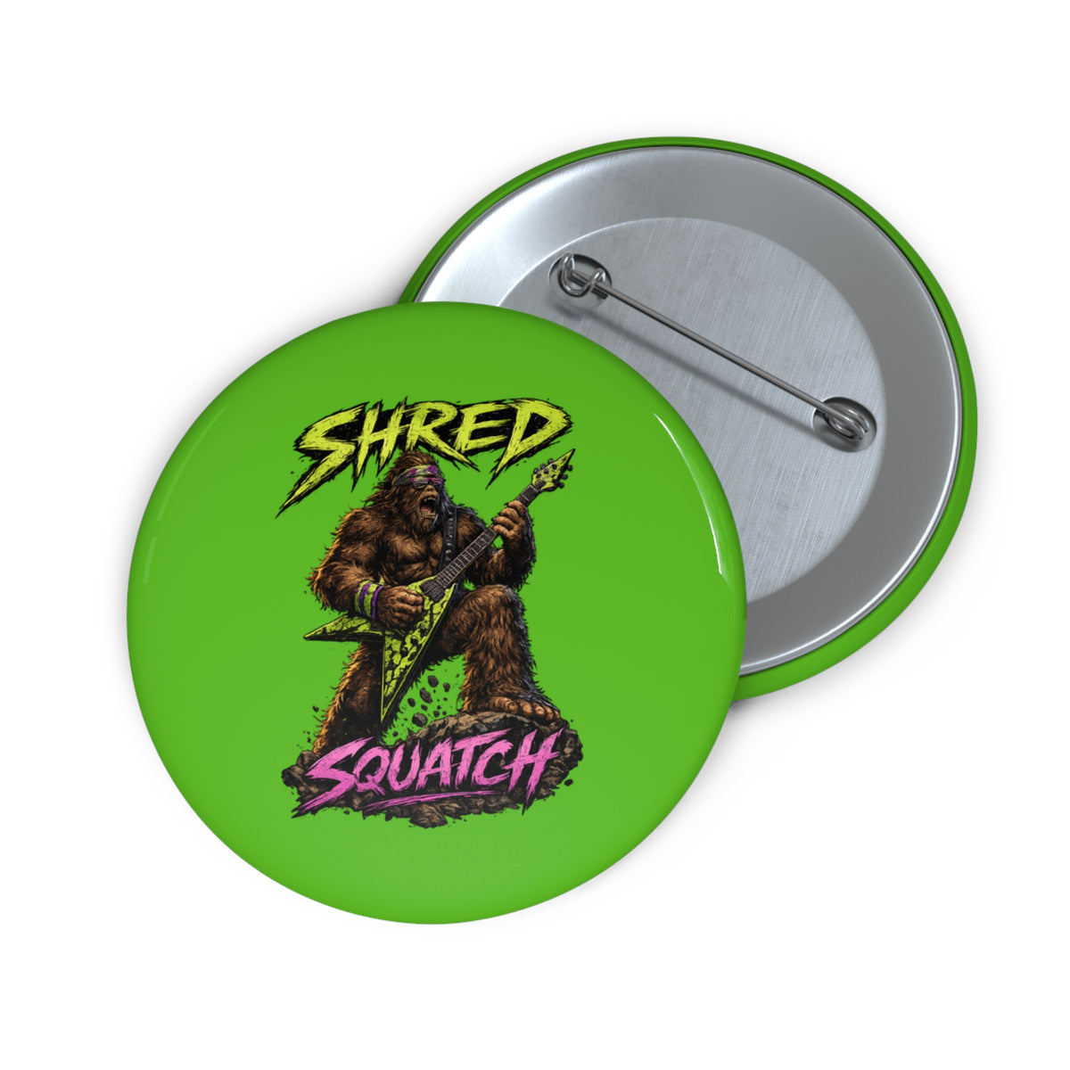 Shred Squatch Pin Button