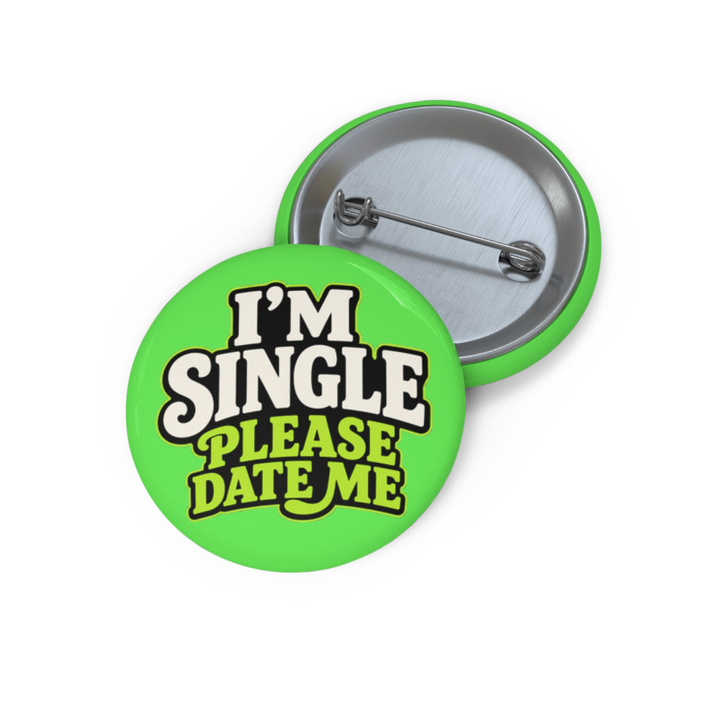 Im Single Enamel Pin Button