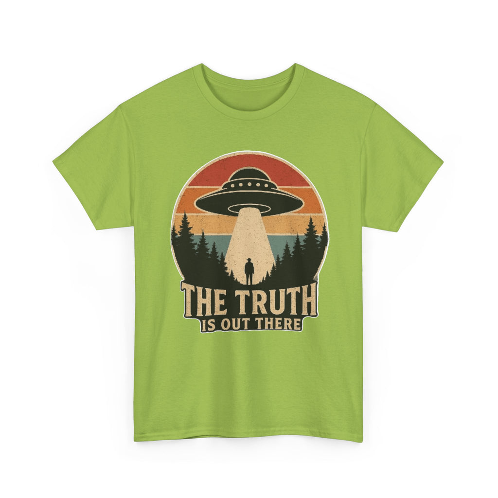 The Truth Is Out There UFO Tee | Alien Abduction Vintage Sunset