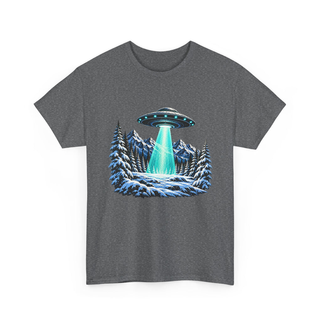 UFO Mountain Abduction Graphic Tee