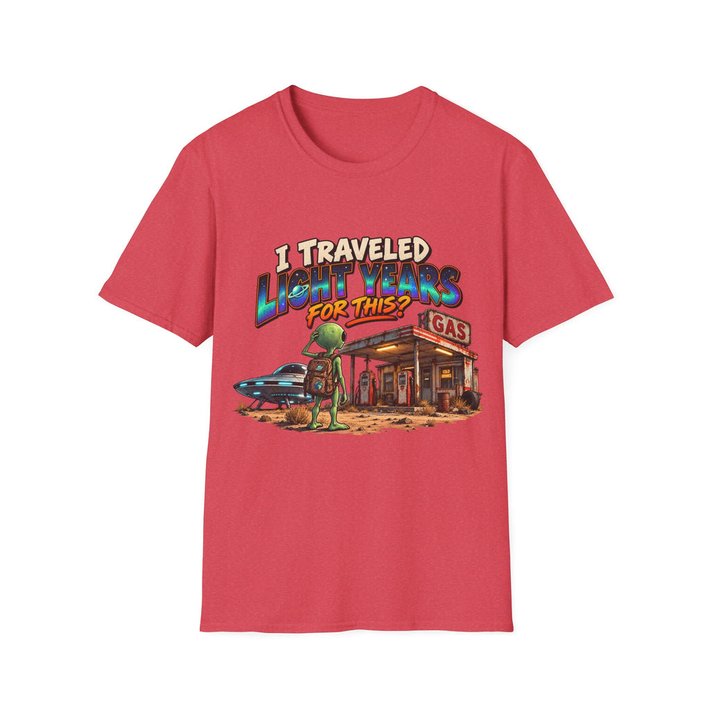 I Traveled Lightyears for This Gas Station Graphic T-Shirt