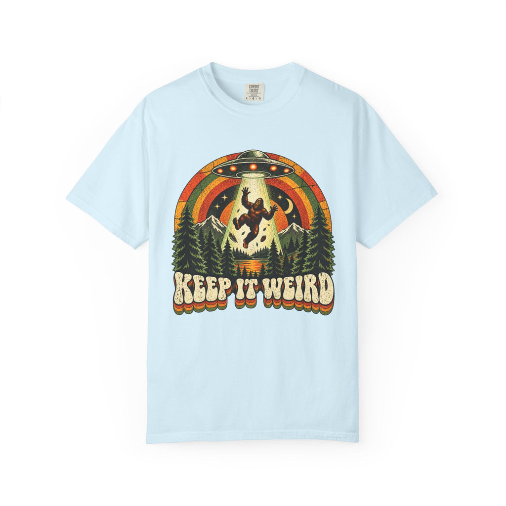 Keep It Weird UFO Bigfoot T-Shirt