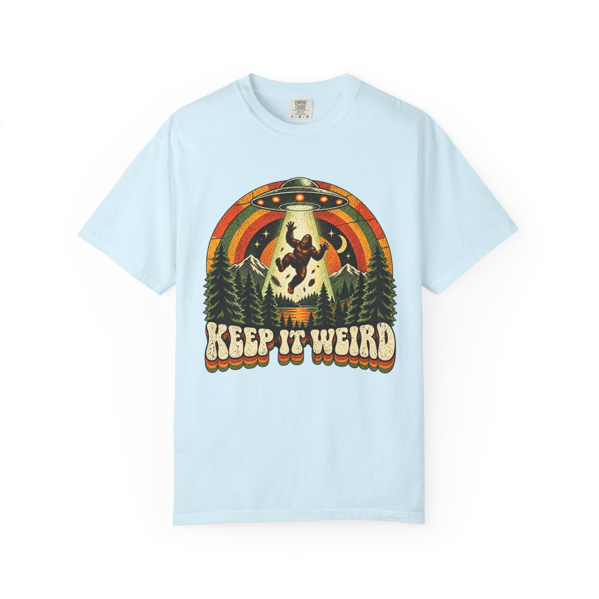 Keep It Weird UFO Bigfoot T-Shirt