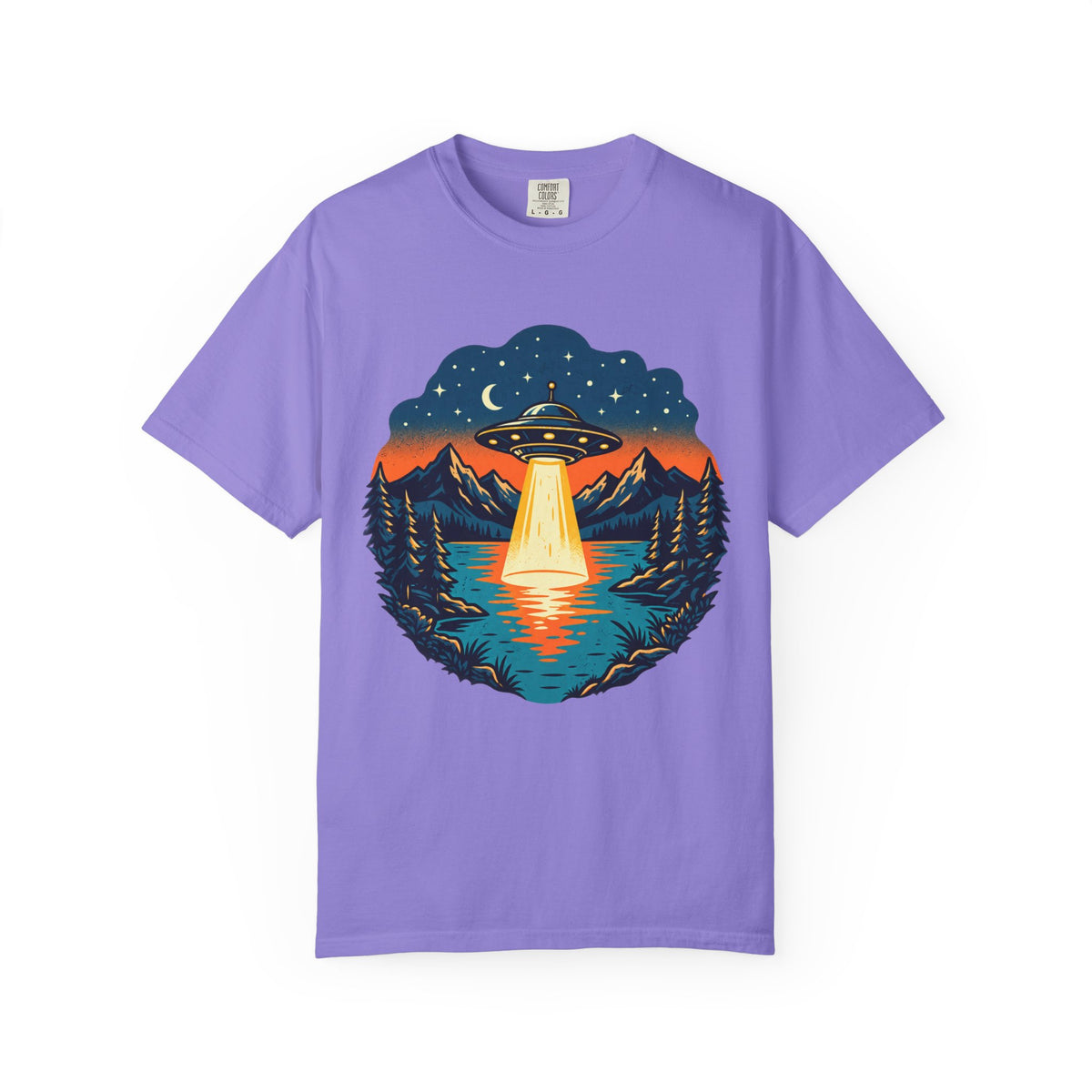 UFO Lake Scene T-Shirt