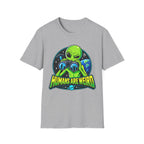 Humans Are Weird Alien Graphic T-Shirt