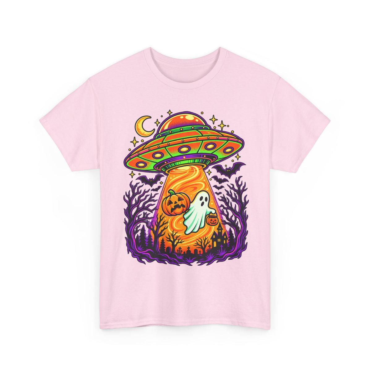 Alien UFO Abduction Ghosts T-Shirt